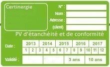 Contrôle citerne Vert