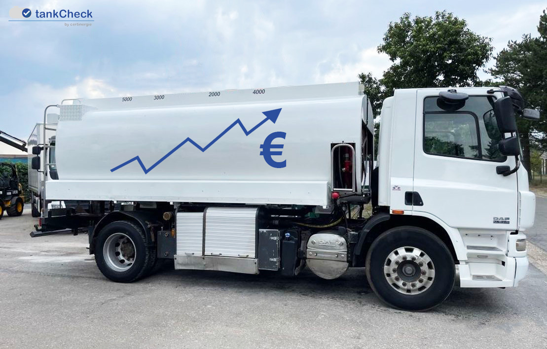Evolution du prix du mazout tankCheck Contrôle citerne et travaux